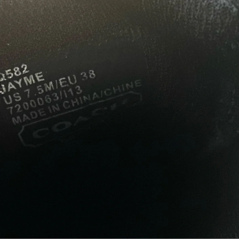Coach Jayme Black/Silver Sneakers - Picture 6 of 6